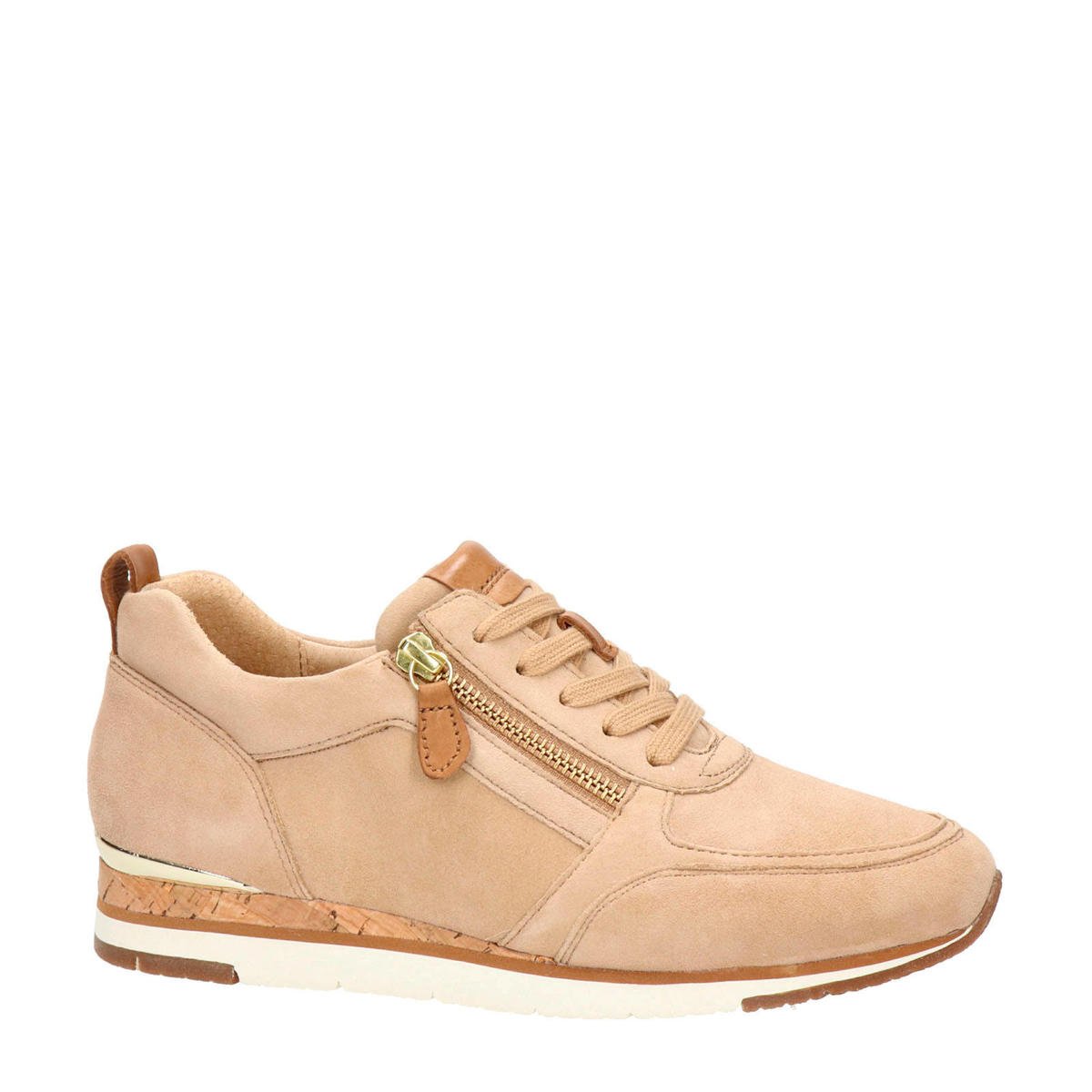 Gabor suède sneakers camel kopen? Morgen in huis wehkamp