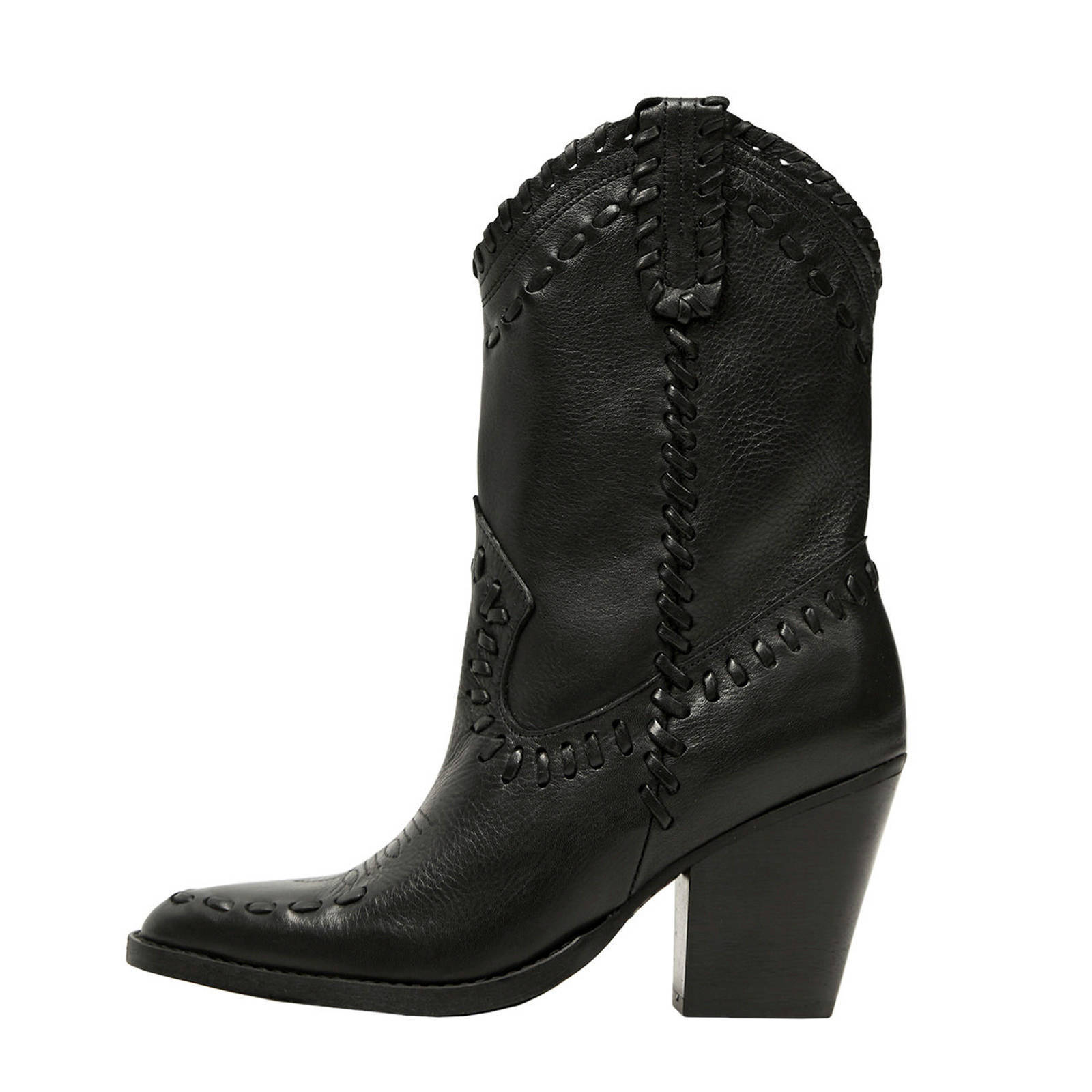 Mango leren cowboylaarzen zwart | wehkamp Mango leren cowboylaarzen zwart | wehkamp