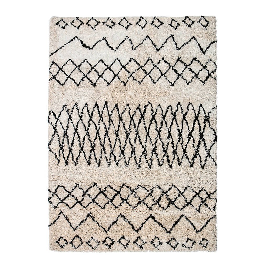 Woood vloerkleed Nando (230x160 cm), Offwhite