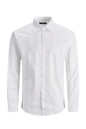 slim fit overhemd wit