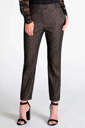 slim fit pantalon zwart