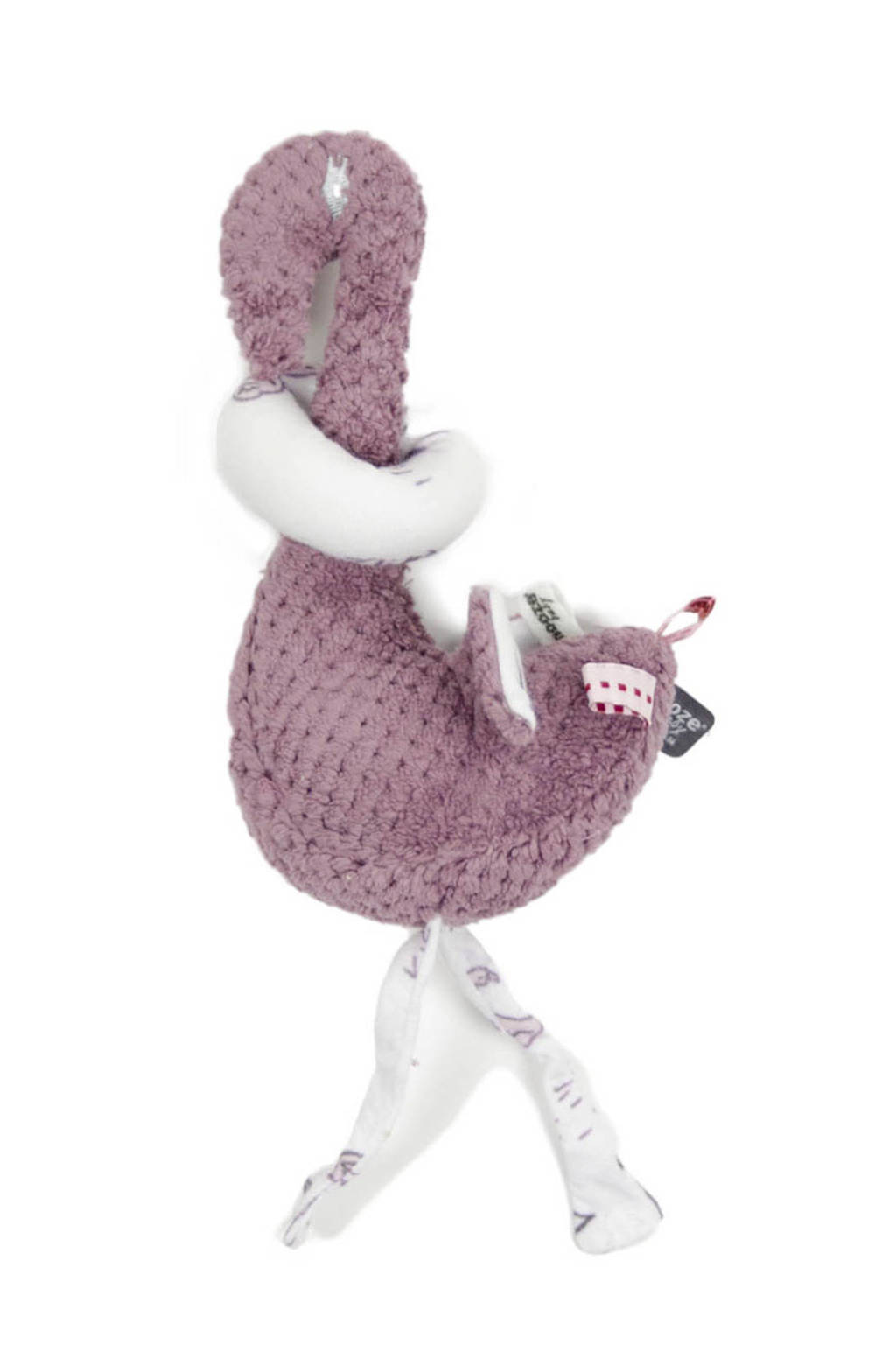 Snoozebaby Fay Flamingo knuffel knuffel 15 cm, Soft Mauve