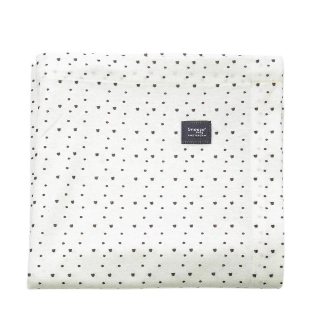 Snoozebaby swaddle set van 2 80x80 cm storm blue + bumble wehkamp