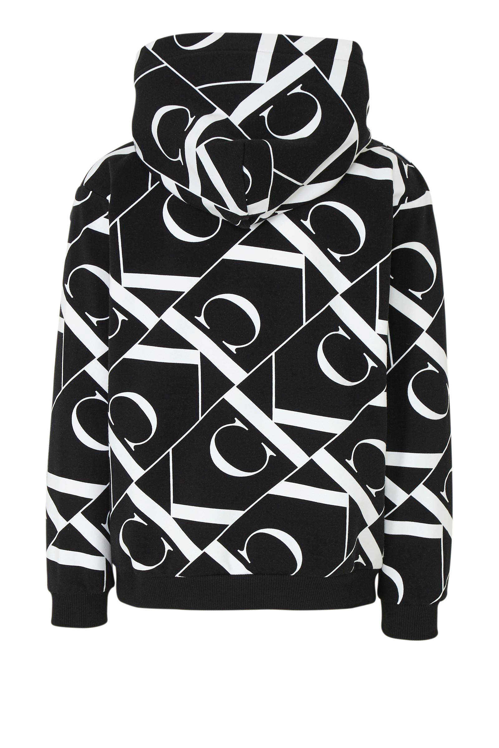 calvin klein all over print hoodie