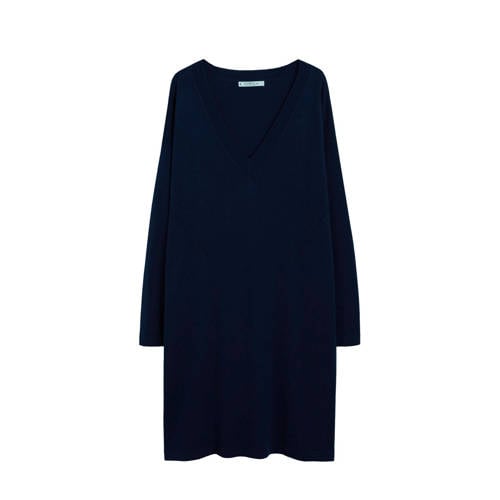 Violeta by Mango gebreide jurk zwart Violeta by Mango gebreide jurk zwart