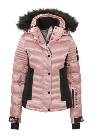 Sport ski-jack roze/zwart