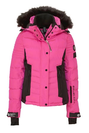 ski-jack fuchsia/zwart