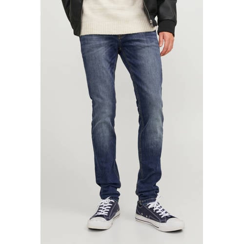 JACK & JONES JEANS INTELLIGENCE skinny jeans JJILIAM JJORIGINAL blue denim afbeelding