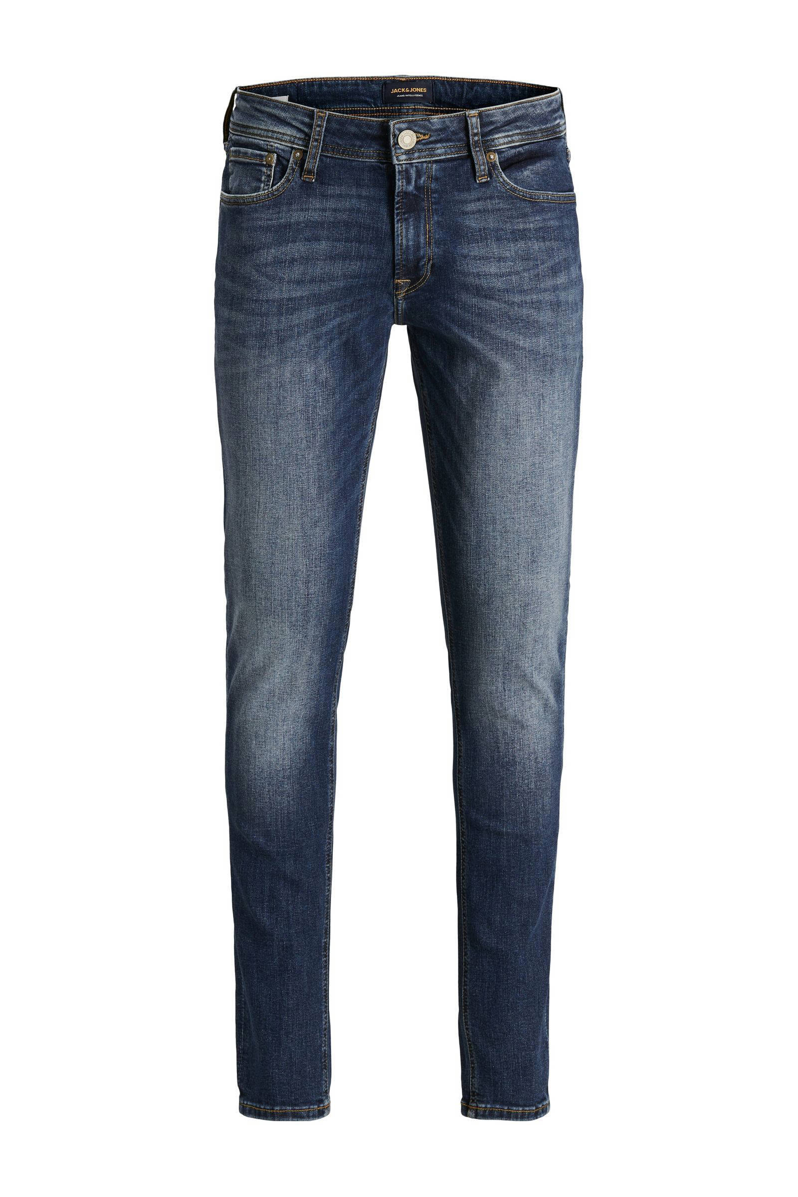 JACK & JONES JEANS INTELLIGENCE skinny fit jeans Liam blue denim wehkamp