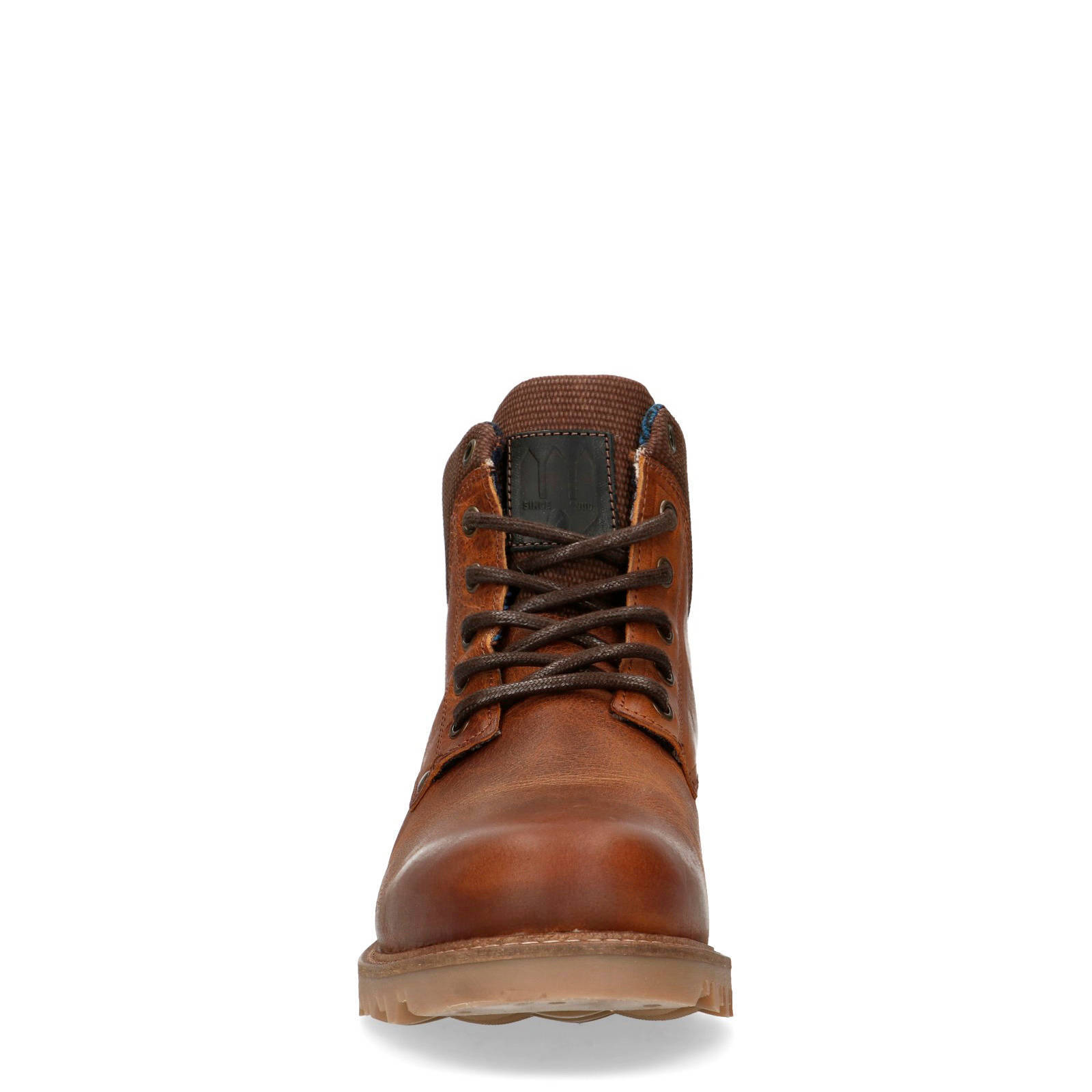 Sacha leren veterboots cognac | wehkamp
