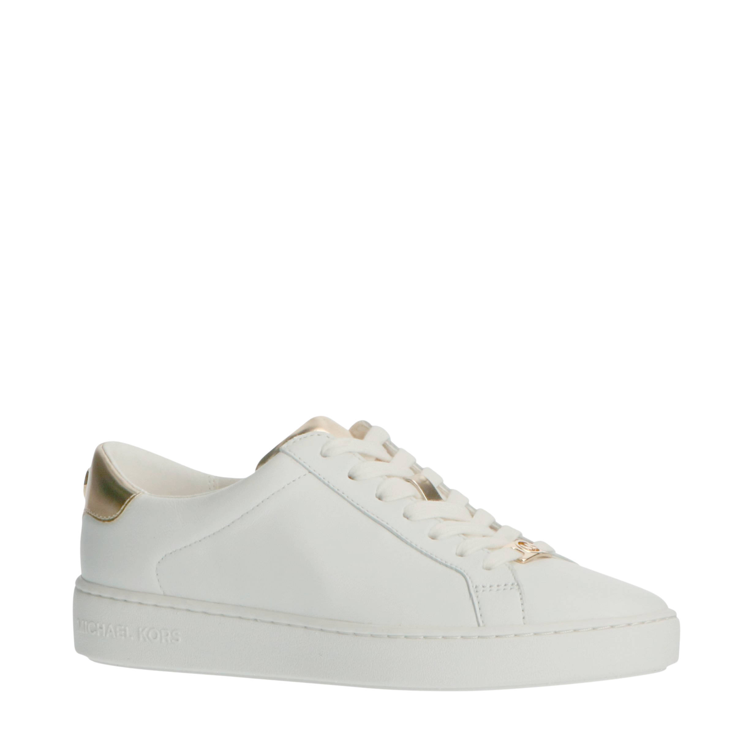 witte michael kors sneakers irving lace up