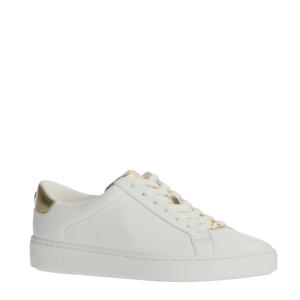Irving Lace Up  leren sneakers wit/goud