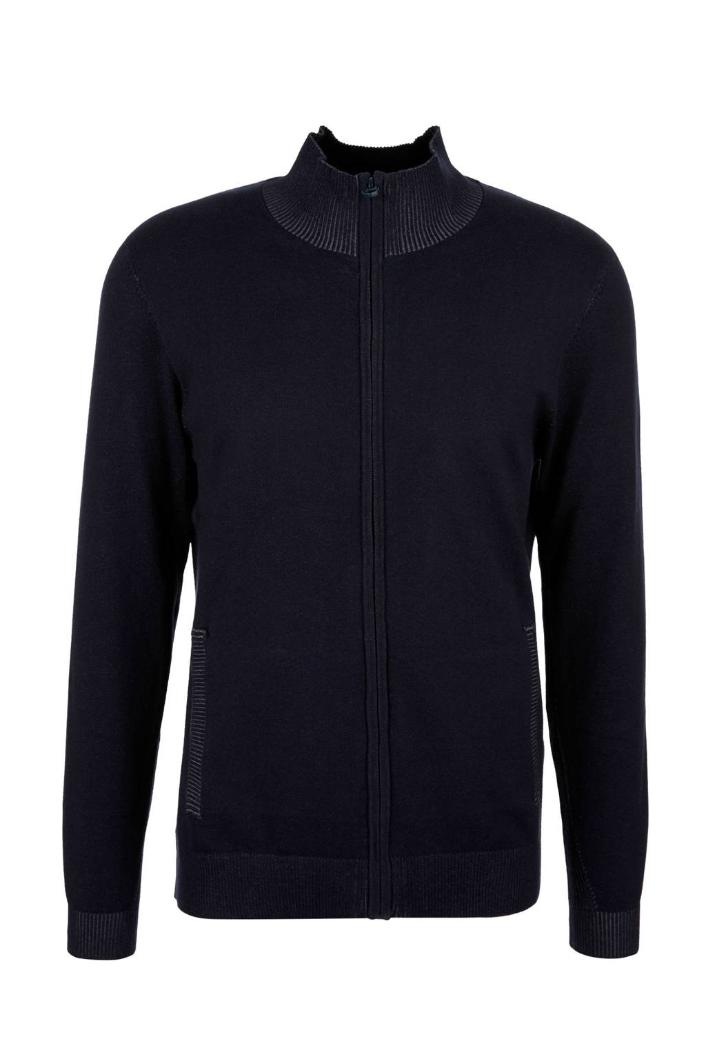 s.Oliver gemêleerd vest marine Big size, Marine