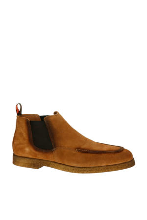Tufo suède chelsea boots bruin