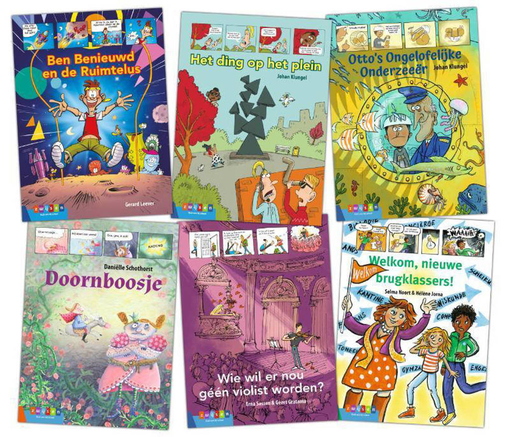 AVI strips: Pakket AVI strips AVI M6 en hoger (6 titels)