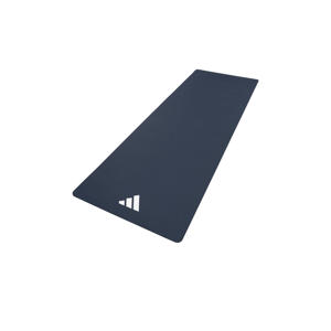 yogamat 8mm donkerblauw/aqua