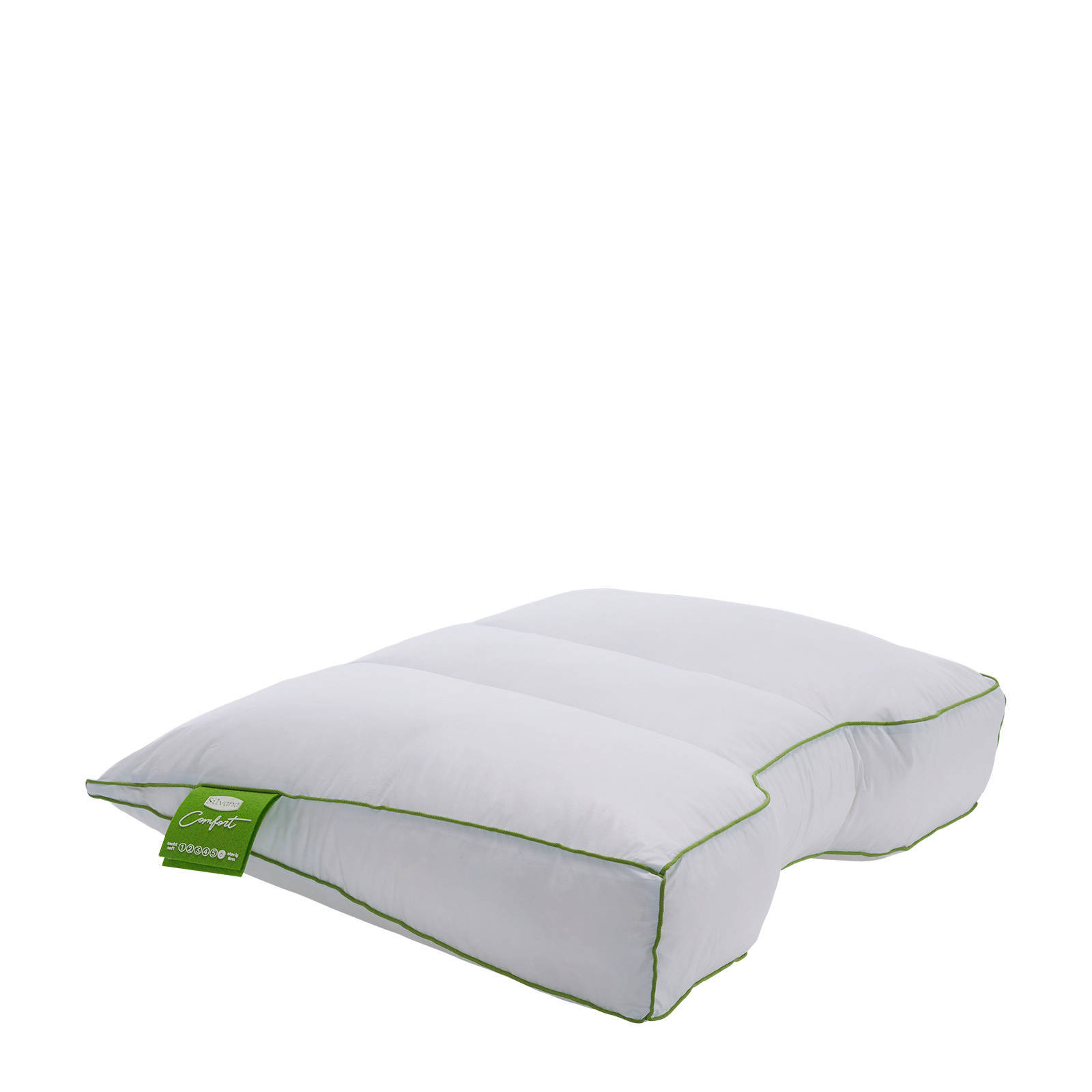 Snoozing Latex Spaghetti Stevig Hoofdkussen - Latex, In Combinatie Met Holle Polyester Vezel   Wit 8719151062035