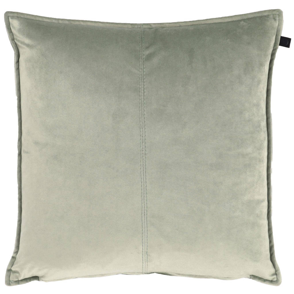 OVERSEAS sierkussenhoes Velours (45x45 cm), Soft Green