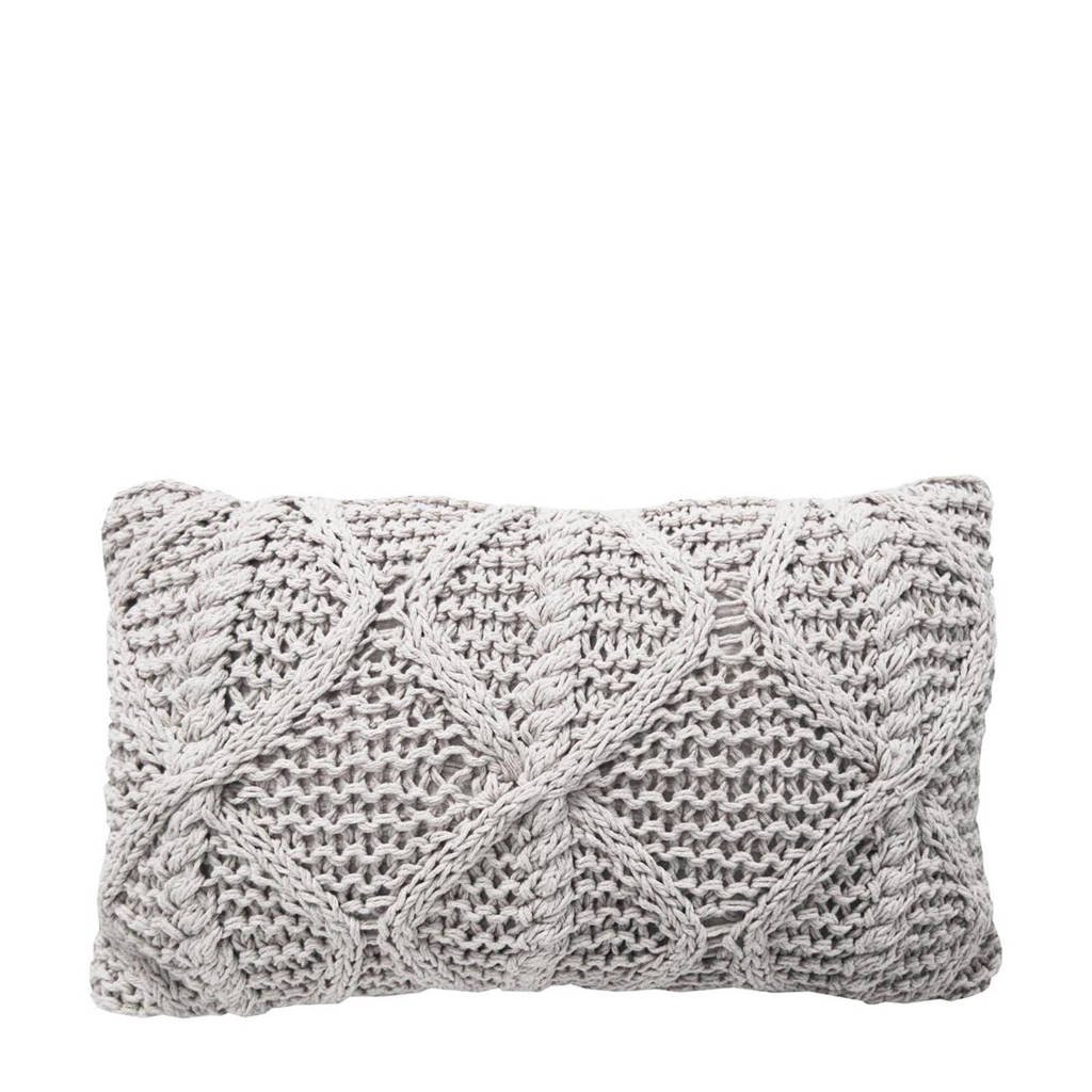 OVERSEAS sierkussenhoes Diamond (30x50 cm), Off-White