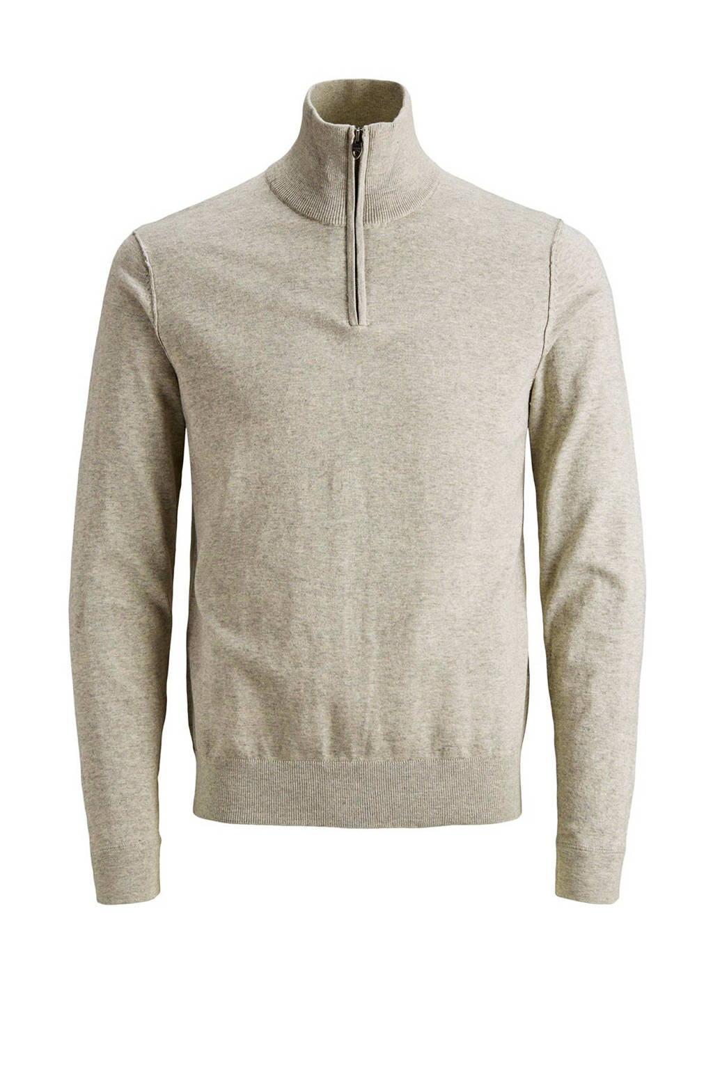 JACK & JONES PREMIUM gemêleerde gebreide trui zand, Zand