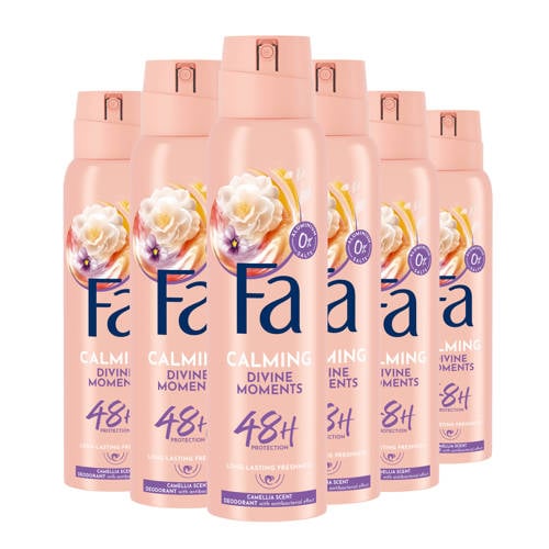 Fa Divine Moments deodorant spray - 6 x 150 ml - voordeelverpakking afbeelding