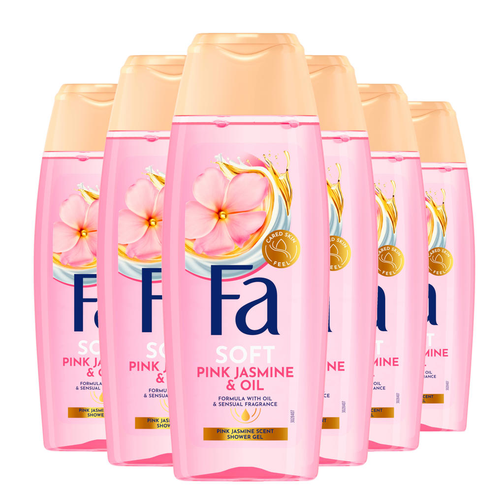 Fa Magic Oil Pink Jasmine douchegel - 6 x 250 ml - voordeelverpakking