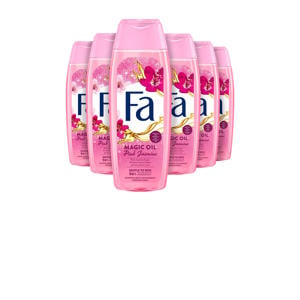 Magic Oil Pink Jasmine douchegel - 6 x 250 ml - voordeelverpakking