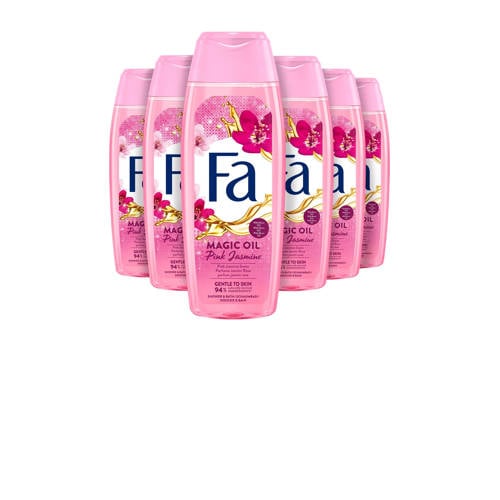 Fa Magic Oil Pink Jasmine douchegel - 6 x 250 ml - voordeelverpakking