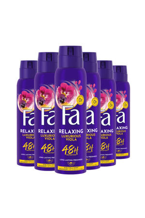 Luxurious Moments deodorant spray - 6 x 150 ml - voordeelverpakking