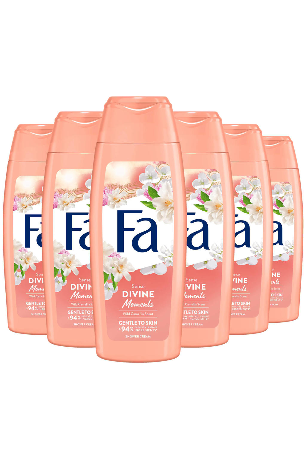Fa Divine Moments douchegel - 6 x 250 ml - voordeelverpakking
