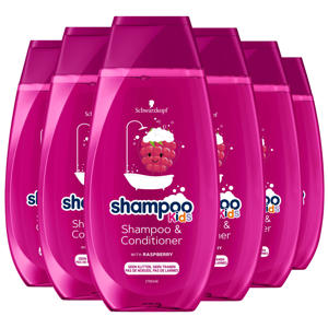 Wehkamp Schwarzkopf Kids Girls Fee shampoo - 6 x 250 ml - voordeelverpakking aanbieding