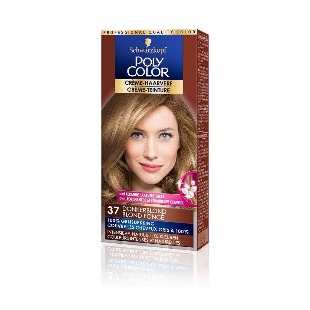 Schwarzkopf Poly Palette Poly Color Creme haarkleuring - 37 Donkerblond