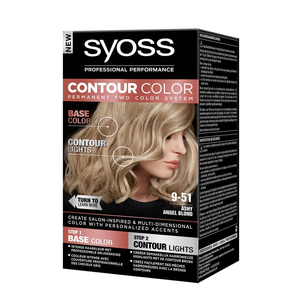 Syoss Contour Color haarkleuring - 9-51 Ashy Angel Blond