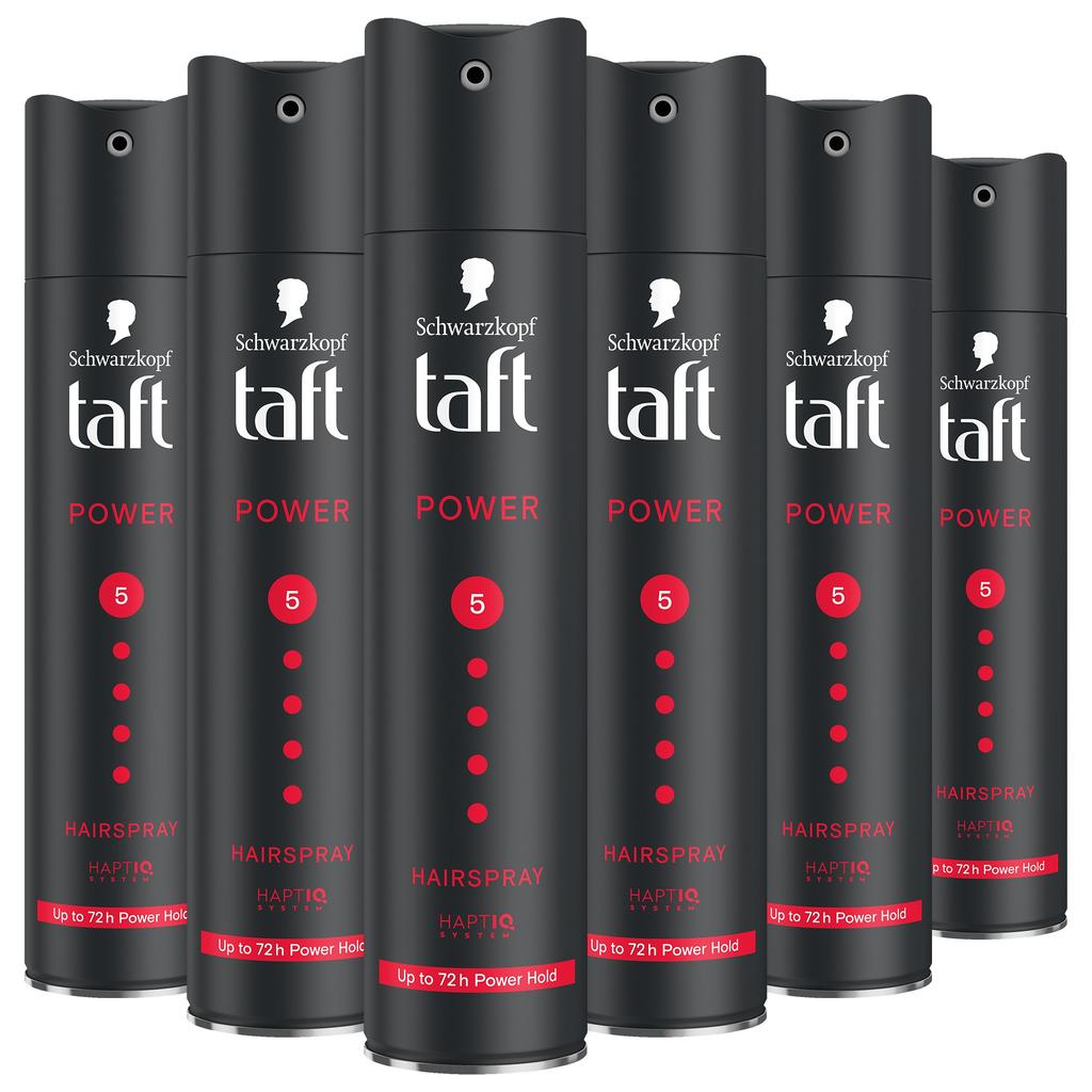 Schwarzkopf Taft Power haarspray - voordeelverpakking - 6 x 250 ml
