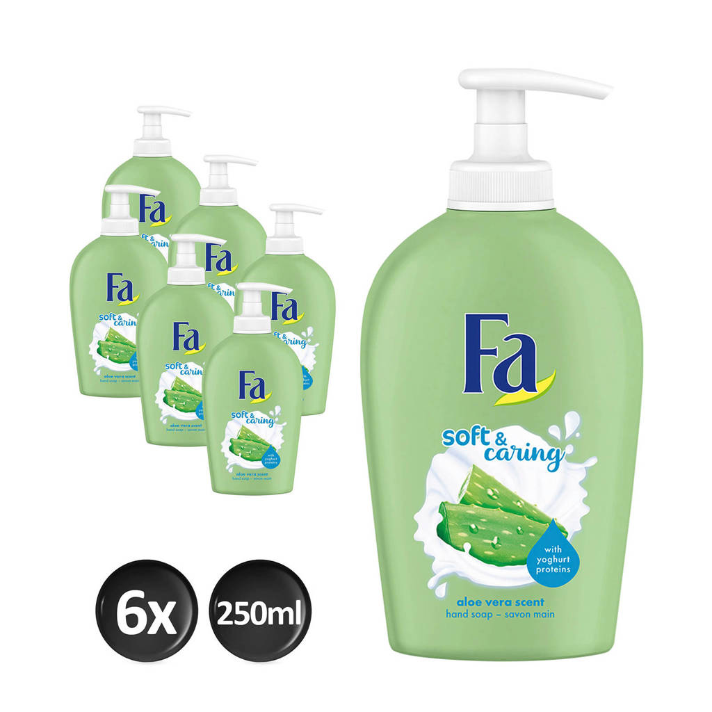 Fa Liquid Soap Aloe Vera - 6x 250ml multiverpakking