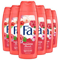 Fa Paradise Moments douchegel - 6x 250 ml - voordeelverpakking