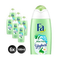 Fa Bad Yoghurt Aloe Vera bad- en douche- 6x 500ml multiverpakking