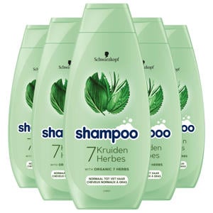 7 Kruiden shampoo - 5 x 400 ml - voordeelverpakking