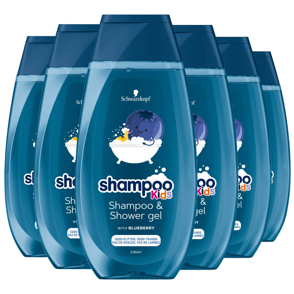 Schwarzkopf Kids Boys Piraat shampoo - 5 x 250 ml - voordeelverpakking