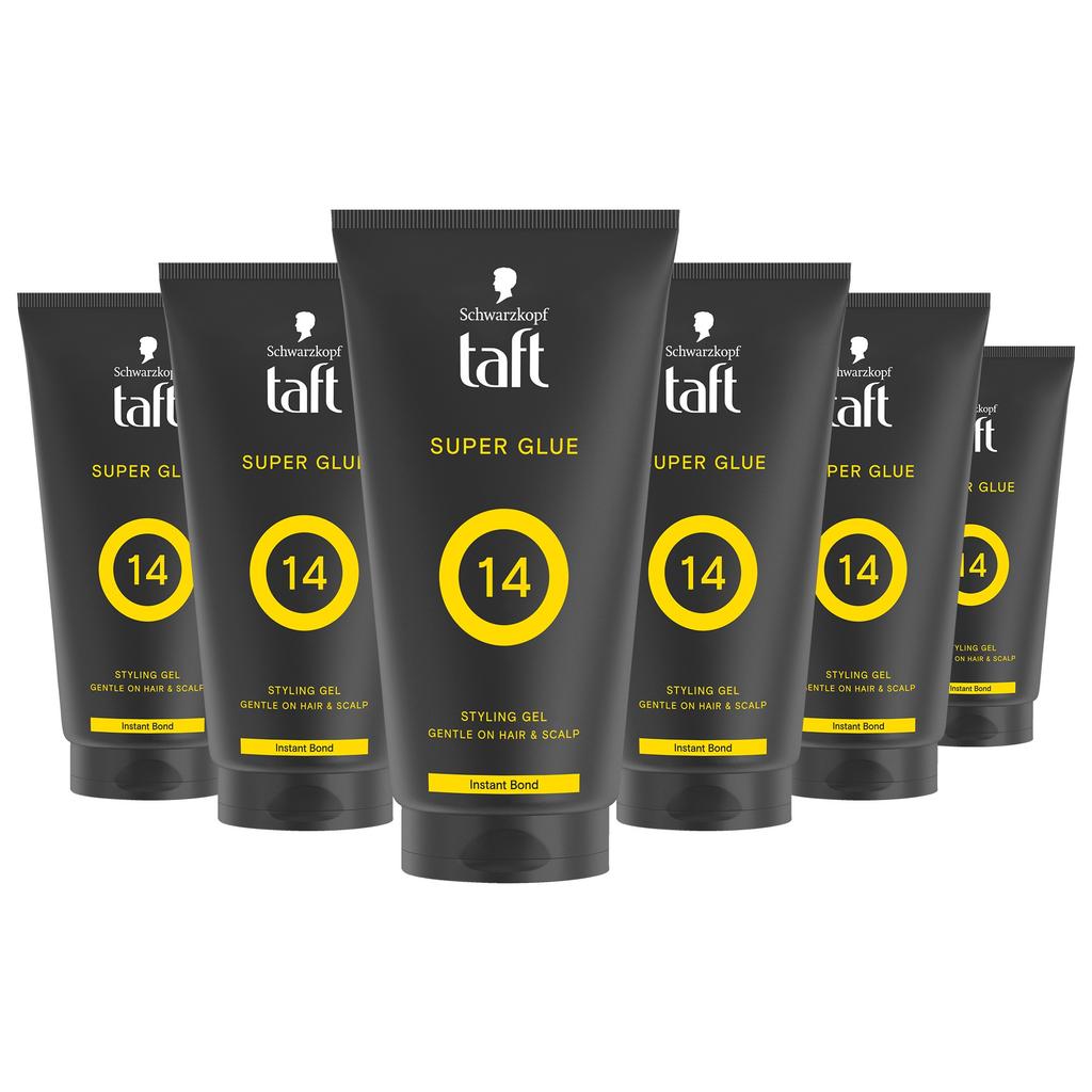 Schwarzkopf Taft Super Glue gel tube - voordeelverpakking - 6 x 150 ml