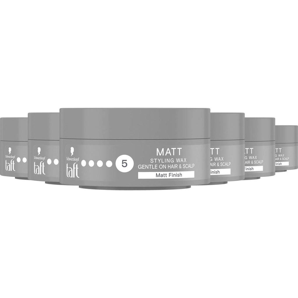 Schwarzkopf Taft Matt Wax - voordeelverpakking - 6 x 75 ml