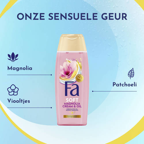 Fa Cream & Oil Magnolia douchegel - 6 x 250 ml - voordeelverpakking afbeelding