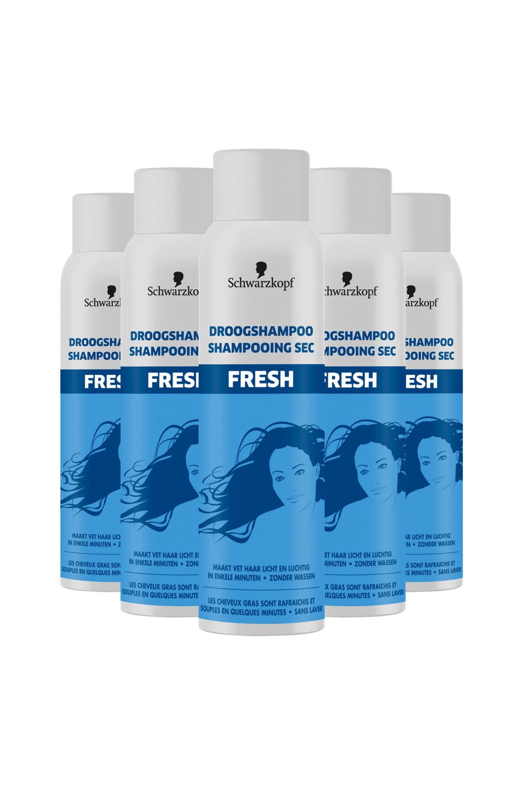 Schwarzkopf Fresh droogshampoo - 6 x 150 ml - voordeelverpakking