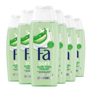 Yoghurt Aloe Vera douchegel - 6 x 250 ml - voordeelverpakking