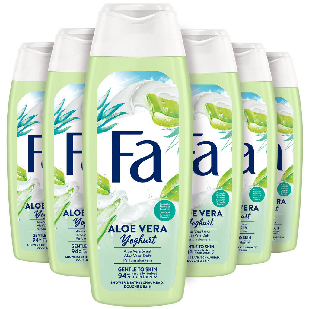 Fa Yoghurt Aloe Vera douchegel - 6 x 250 ml - voordeelverpakking