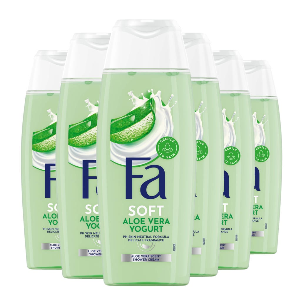 Fa Yoghurt Aloe Vera douchegel - 6 x 250 ml - voordeelverpakking