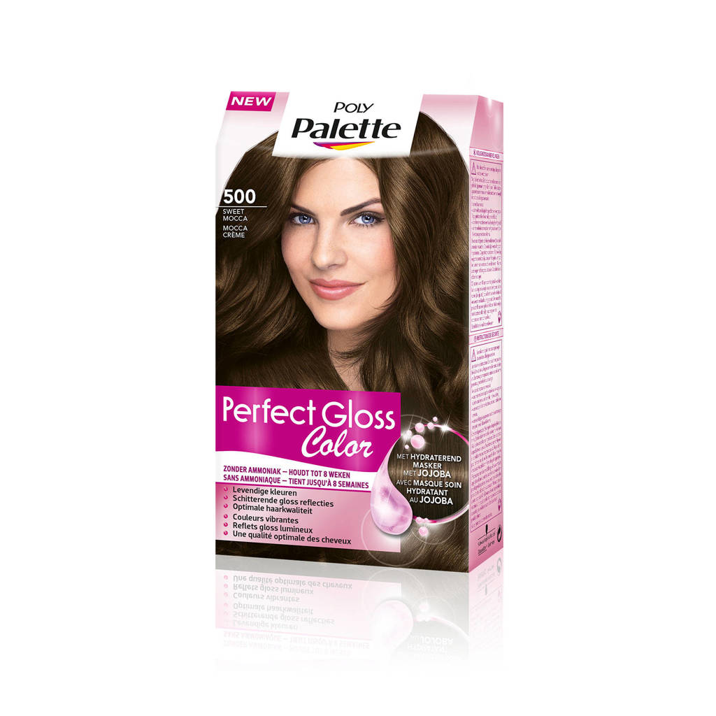 Schwarzkopf Poly Palette Perfect Gloss haarkleuring - 500 Sweet Mocca