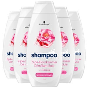 Zijde-Doorkammer shampoo - 5 x 400 ml - voordeelverpakking