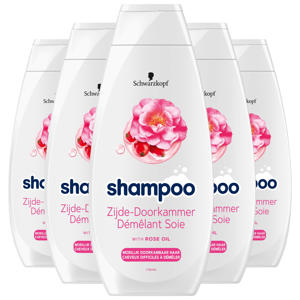 Zijde-Doorkammer shampoo - 5 x 400 ml - voordeelverpakking