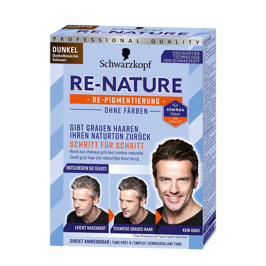 Schwarzkopf Re-Nature Cream Men - Medium Dark, Medium Dark Men